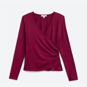 Stitch Fix Nine Britton Rogue Ribbed Front Cross Knit Top
